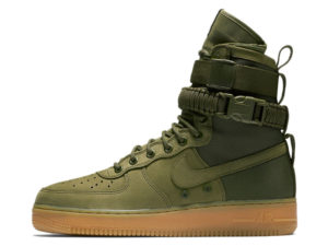 Кроссовки Nike Air Force 1 Special Field зеленые мужские - фото слева