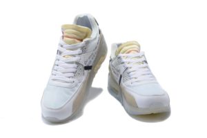 Nike Air Max 90 белые Off White X (40-44)