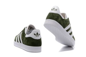 Adidas Gazelle Suede темно-зеленые с белым (40-44)