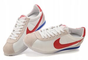 Nike Cortez белые-красные  (35-43)