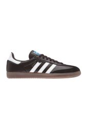 Adidas Samba черные с белым кожа-замша женские (36-40)