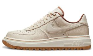 Nike Air Force 1 Luxe Pecan бежевые кожаные мужские-женские (40-44)