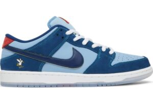 Nike SB Dunk Low Pro Why So Sad? cиние с голубым нубук мужские-женские (40-44)